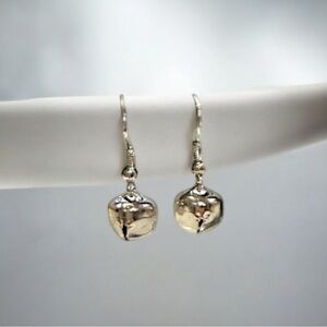 Silver Jingle Bell Drop Earrings - Women Jewelry